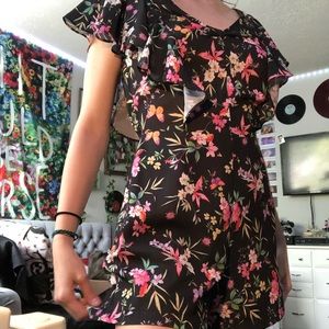 Floral Patterned romper